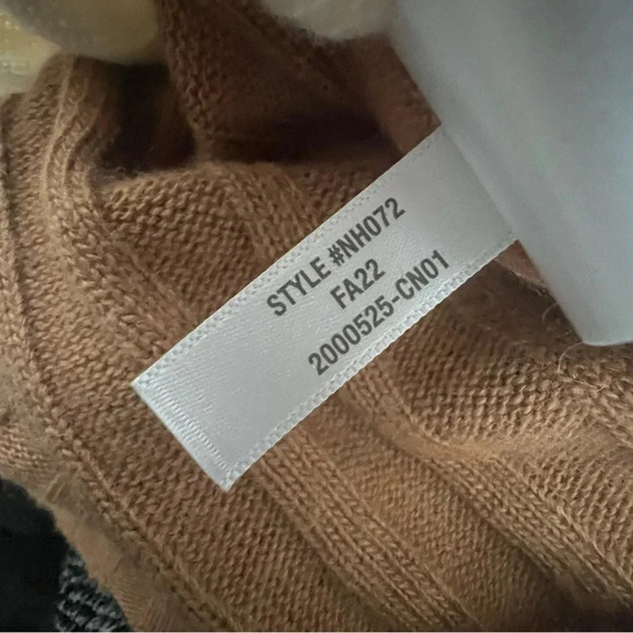 Madewell (Re)sourced Ribbed Midi Sweater Dress Small Alpaca Wool Color block S - Picture 15 of 15